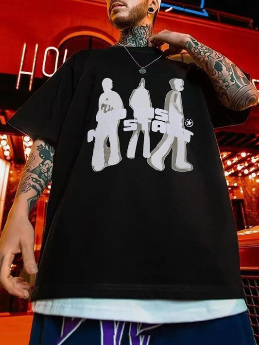 Y2K Polyester Graphic Tee