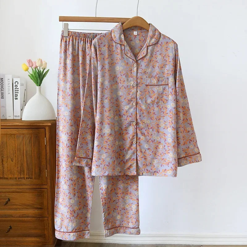 Spring Plus Size Pajama Set