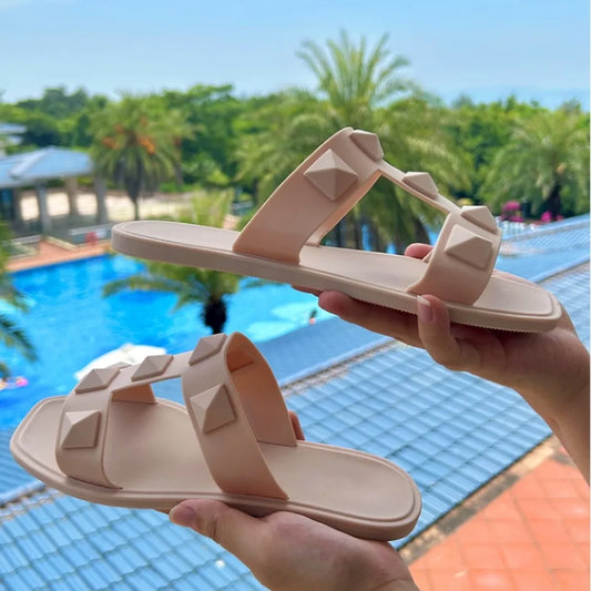 Rivet Roman Flat Sandals
