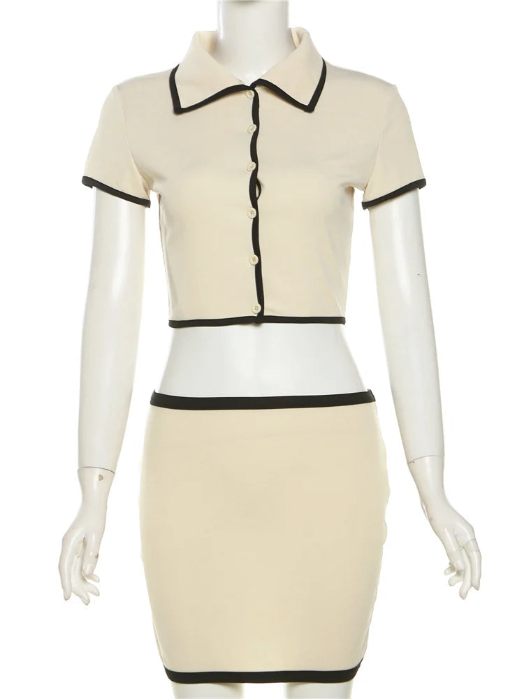 Ribbed Polo Mini Set
