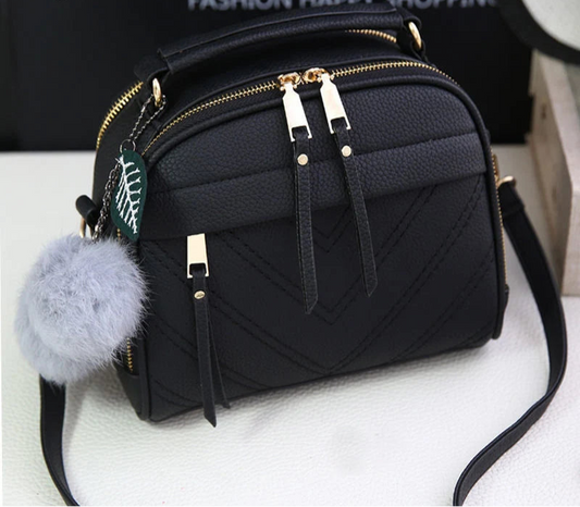 Tassel PU Leather Messenger Bag