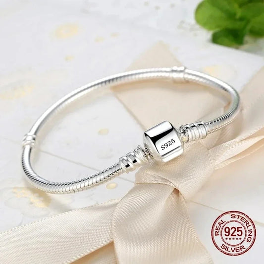 Sterling Silver Snake Bracelet
