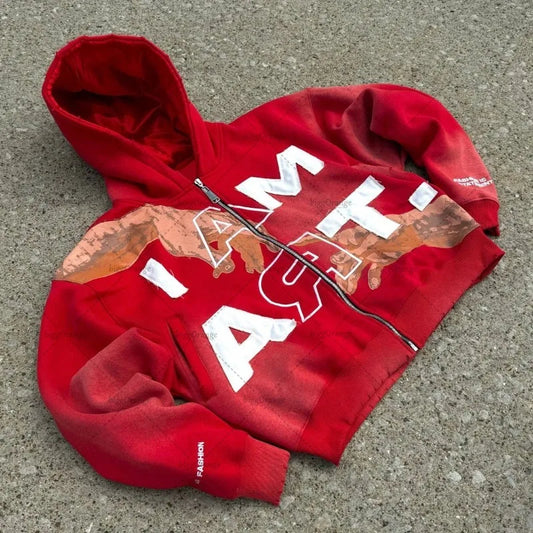 Y2K Retro Zip Hoodie