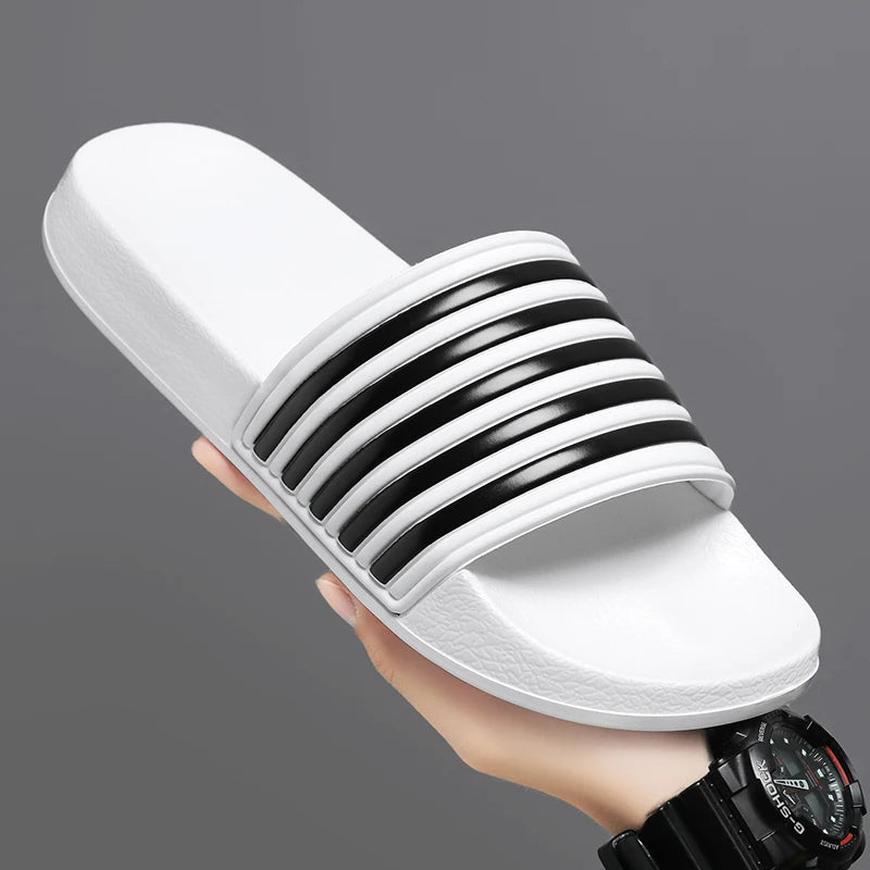Unisex Striped Pool Slides