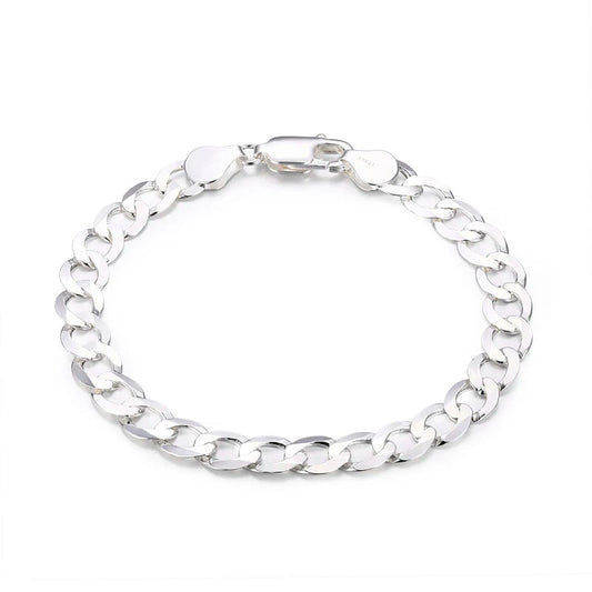Sterling Silver Curb Bracelet