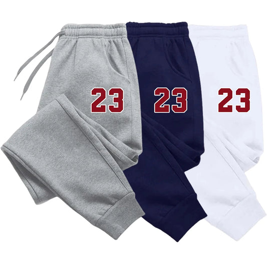 Luxury Print Fleece Jogging Pants