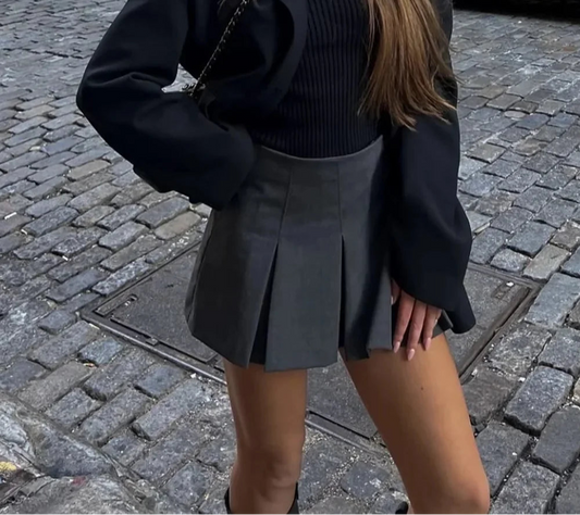Tiered Ruffle Mini Skirt