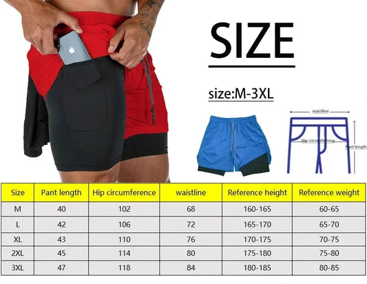 Anime Printed Gym Shorts
