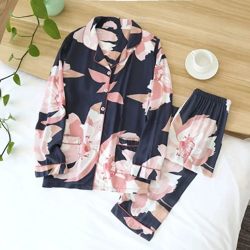 Spring Plus Size Pajama Set