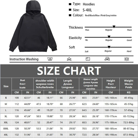 Solid Color Casual Pullover Hoodie