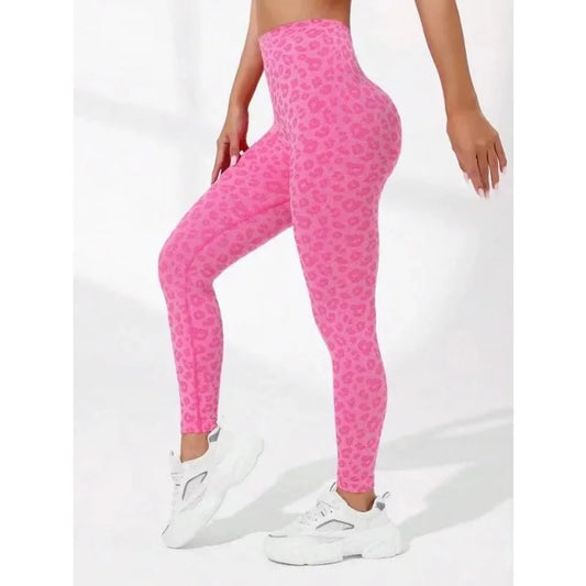 Leopard V-Waist Seamless Leggings
