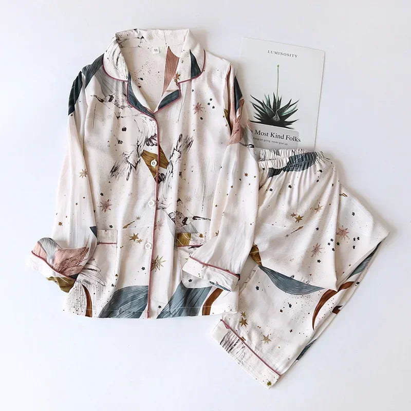 Spring Plus Size Pajama Set