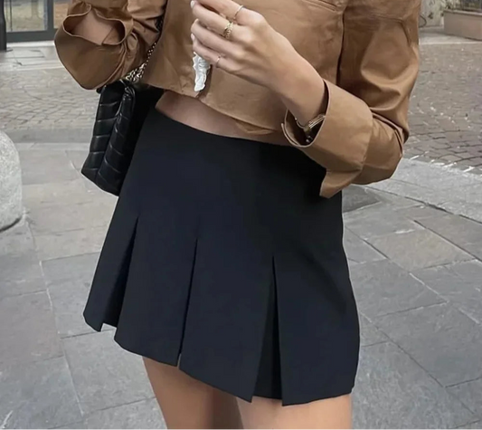 Tiered Ruffle Mini Skirt