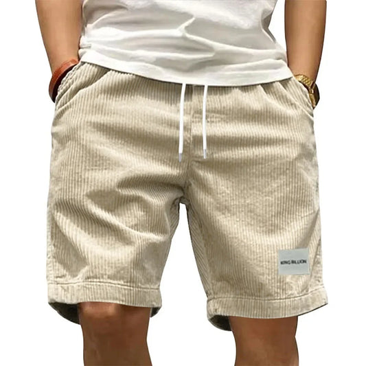 Retro Corduroy Cargo Shorts