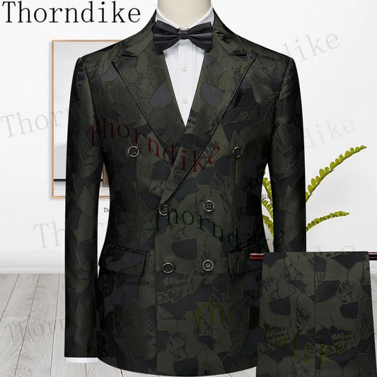 Slim Fit Green Tuxedo