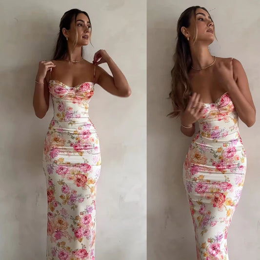 Floral Split Mini Dress