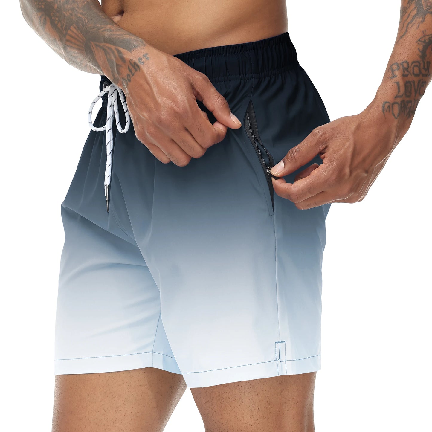 Men’s Gradient Quick-Dry Swim Shorts