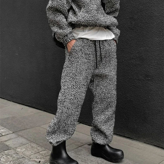 Men’s Retro Velvet Tracksuit
