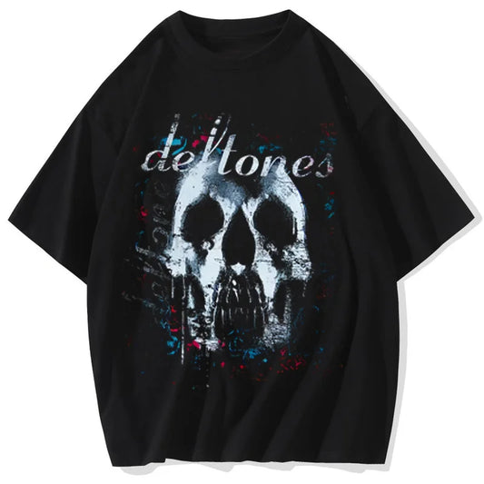 Gothic Dog Printed Tee