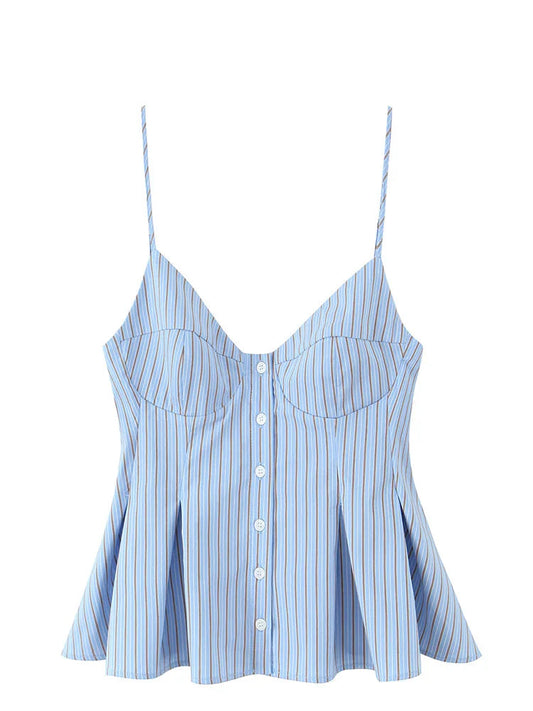 2025 Summer V-Neck Mini Top