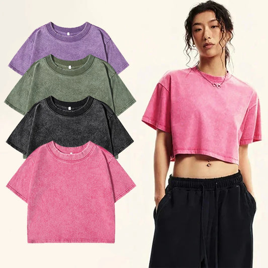 Slim Washed Cotton T-Shirt