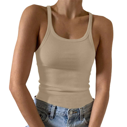 Women’s Summer Ribbed Tank Top