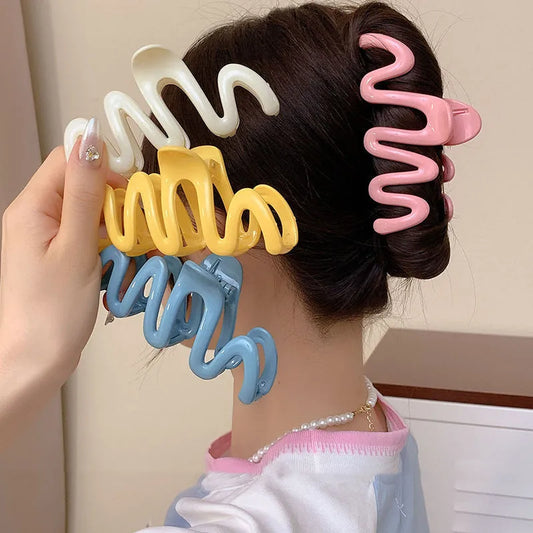 10.5cm Wave Claw Clip