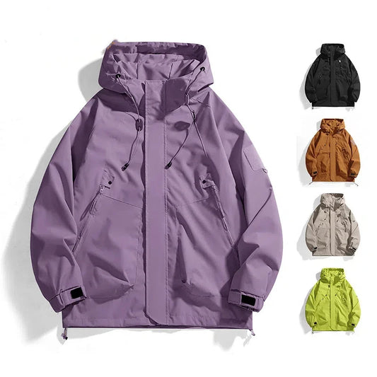 Unisex Waterproof Windbreaker Jacket