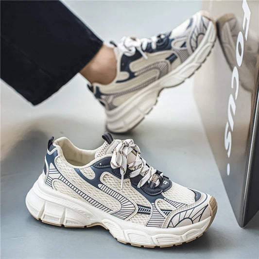 Lightweight Platform Running Sneakers