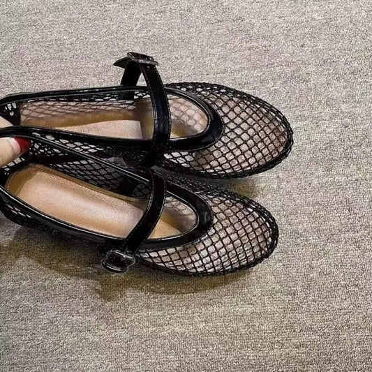 Summer Mesh Mary Jane Sandals
